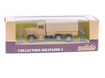 Schaal 1:50 Solido 3029 Kaiser Jeep T-as militair (Comple..., Ophalen of Verzenden, Gebruikt
