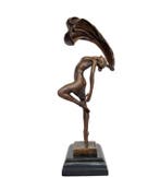 Beeldje - vivid dancer - Brons, Antiek en Kunst