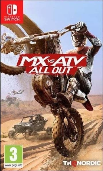 MX vs ATV All Out (Losse Cartridge) (Switch Games), Ophalen of Verzenden, Zo goed als nieuw