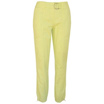 Cambio • groen gele broek Juvel • 36, Cambio, Verzenden, Nieuw, Maat 36 (S)