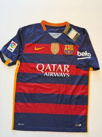 FC Barcelone - La Liga - Lionel Messi - 2015 - Maillot de