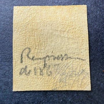 Frankrijk - Yvert 1f, Cérès 10c bistre herdruk 1862 in