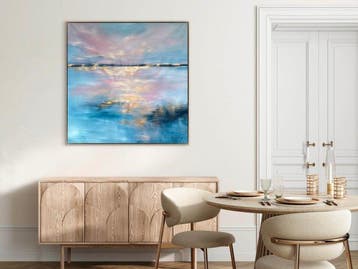 Ellis Hollering - Abstract landscape - Shimmering Waters -