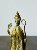 Sculpture, Saint Hubert vers 1700 - 12 cm - Bronze