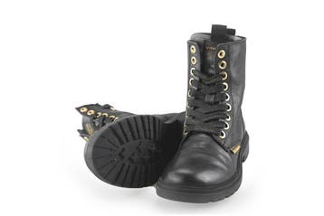 Vingino Veterboots Meisjes in maat 34 Zwart, Verzenden, Jongen of Meisje, Schoenen, Nieuw