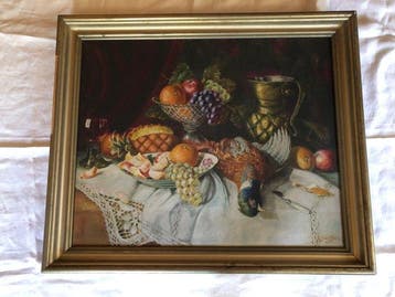 European school (XX), signed J. Balester - Jagdstillleben