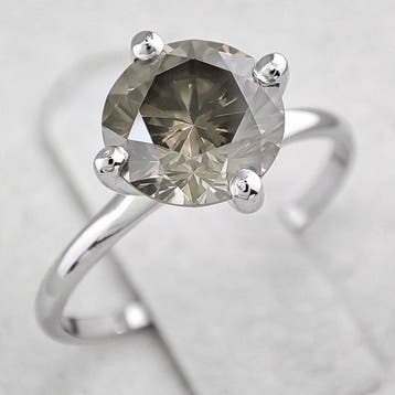 Sans prix de réserve - Bague - 14 carats Or blanc - 2.02ct., Handtassen en Accessoires, Ringen, Nieuw