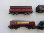 Minitrix N - Ensemble de train (4) - Wagon de fret à, Nieuw