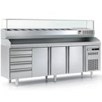 Pizzawerkbank + Opzetkoelvitrine | 800 RANGE | 562L | 3, Verzenden, Nieuw in verpakking