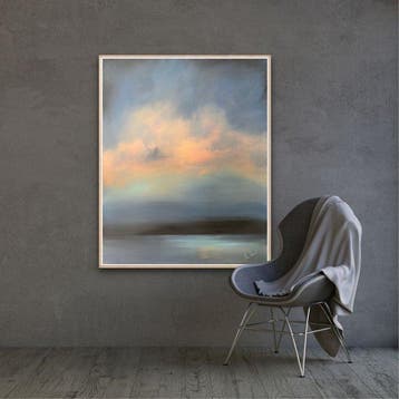 Anna Pavlenko (1984) - Meer Abstrakte Original Landschaft