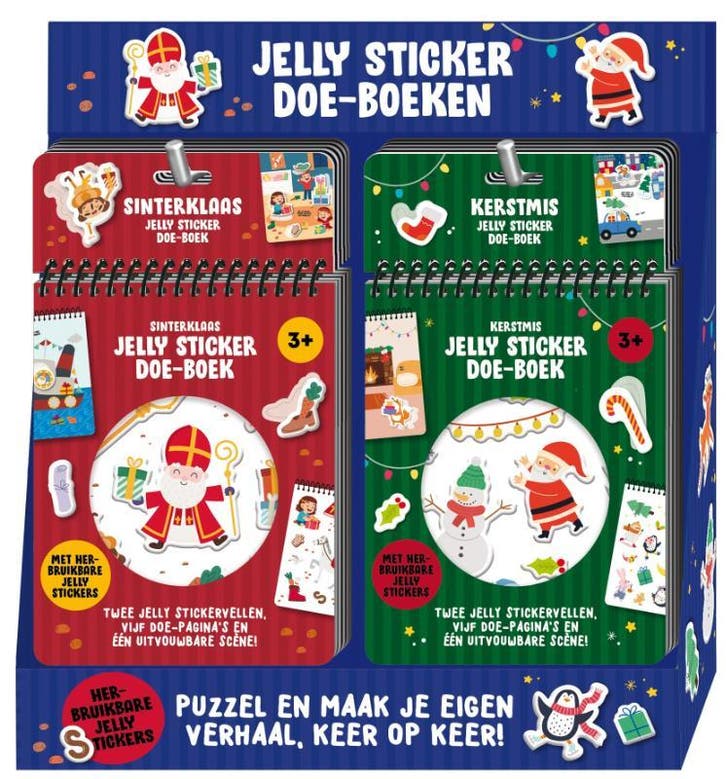 Display Jelly Sticker Doe-Boeken 2 X 6 Ex. |  | Nieuw, Livres, Livres Autre, Envoi