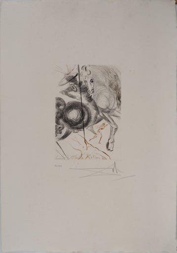 Salvador Dali (1904-1989) - Décaméron : Lenfer des beautés, Antiek en Kunst