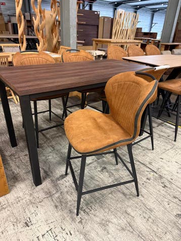 AANBIEDING: bartafel + 4 stoelen: 850 euro, Huis en Inrichting, Nieuw, Overige materialen