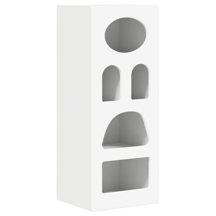 Modern Dressoir Wit 40x35x100,5cm | OP = OP!, Huis en Inrichting, Kasten | Dressoirs, Nieuw, Verzenden