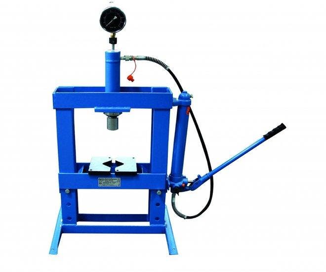 Hydraulische werkplaatspers tafelmodel 10 ton, Auto diversen, Autogereedschap, Verzenden