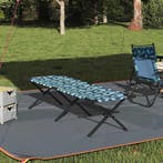 vidaXL Opvouwbaar Campingbed Blad Bossen 193 x 69 x 45 cm, Caravans en Kamperen, Kampeeraccessoires, Verzenden, Nieuw