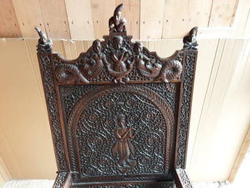 Anglo-Indische stoel - Hout, Teak - India - 19e eeuw