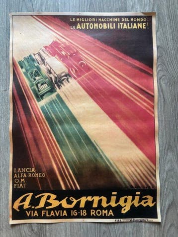 Anonymous - Automobilismo Futurista Italiano – A. Bornigia
