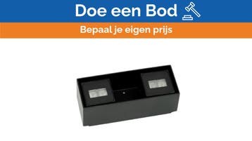 Bieden: Zetacube DUE CUBED 8W black wall mount lighting, Ophalen of Verzenden, Nieuw
