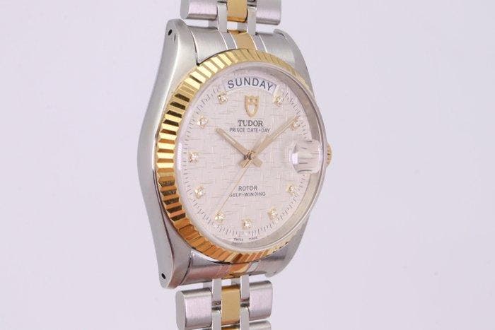 Tudor - Prince Date+Day - Sans prix de réserve - 76213 |, Handtassen en Accessoires, Horloges | Antiek