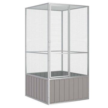 Voliere acier 111x107x211cm - Retour client -35% (vogelkooi), Dieren en Toebehoren, Verzenden, Nieuw