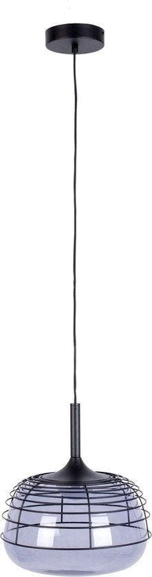2dekans | Zuiver Smokey Hanglamp - Zwart - 35.50x35.50x180, Ophalen of Verzenden, Nieuw