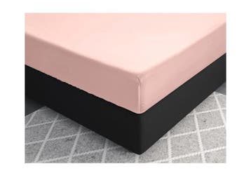 PRIMAVIERA DELUXE Satijnen Hoeslaken Roze - 160 x 220, Nieuw