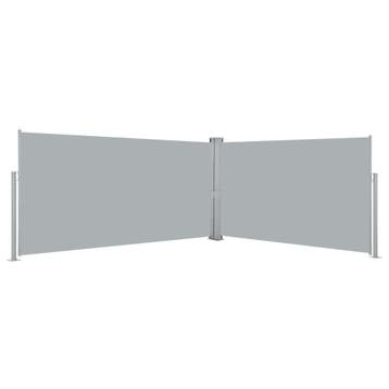 vidaXL Windscherm uittrekbaar 160x600 cm grijs, Tuin en Terras, Verzenden, Nieuw