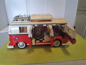 Lego Set - 10220 - Creator Expert - Volkswagen T1 Camper Van, Nieuw