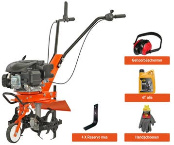 Kibani Grondfrees 40 CM Inclusief 4 x Reserve Mes,, Nieuw, Kibani