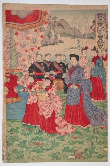 Kokunimasa (1874 - 1944) - Ceremoniële banket van het