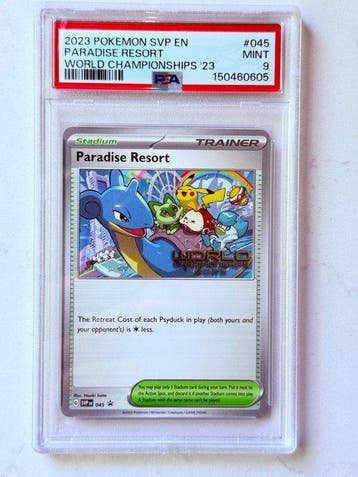 Pokémon - 1 Graded card 045 Foil, Event exclusive of