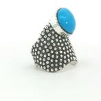 Sans prix de réserve - Bague Argent - 5.85ct. tw. Turquoise