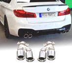 EMBOUTS D´ÉCHAPPEMENT BMW G30 G31 17-19 LOOK M5 CHROMÉ, Verzenden