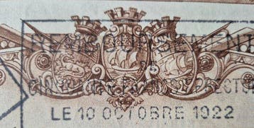 France. 500 Francs - 1920 Société de Navigation
