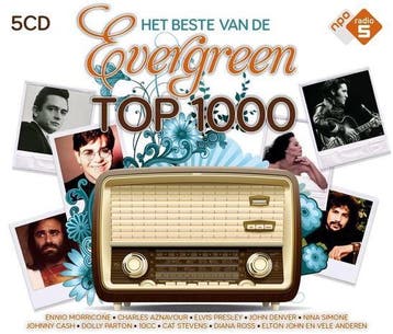 Het Beste van de Evergreen Top 1000 (5CD), Cd's en Dvd's, Verzenden, Nieuw in verpakking