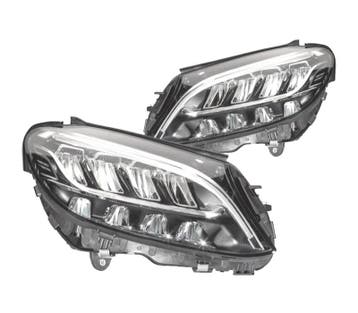 Phares Pour Mercedes Classe C W205 18-21 Feu de Jour Led Fon, Auto-onderdelen, Verzenden, Nieuw