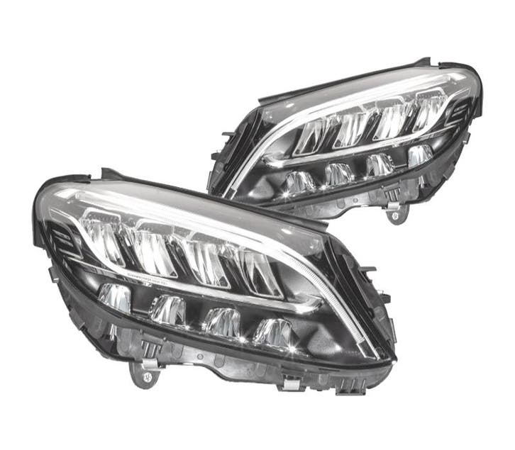 Phares Pour Mercedes Classe C W205 18-21 Feu de Jour Led Fon, Auto-onderdelen, Verlichting, Verzenden