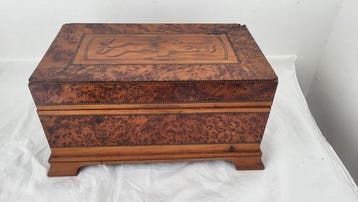 Doos - Messing, Hout