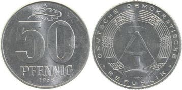 50 Pfennig Ddr 1968a, Verzenden, België