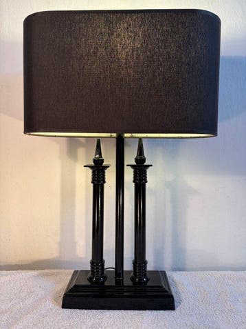 Tafellamp - Textiel, Metaal, Antiek en Kunst, Curiosa en Brocante
