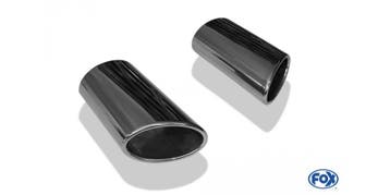 FOX Laseindpijp type 38 - rechts & links 106x71 mm / lengte:, Verzenden