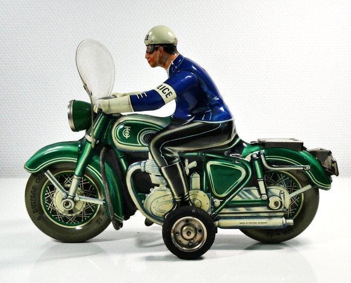 TippCo TCO-598 (W-Germany) - Jouet en étain - 1955 Police /, Antiquités & Art, Antiquités | Jouets