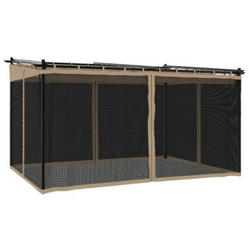 Prieel 4x3m staal - retour deal, nu -35%, Tuin en Terras, Overkappingen, Verzenden, Zo goed als nieuw, Tuinpaviljoen