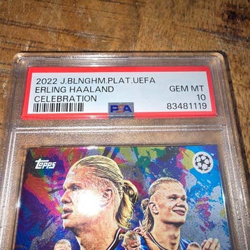 2022 Topps Chrome UEFA Erling Haaland Insert card, Foil -, Nieuw
