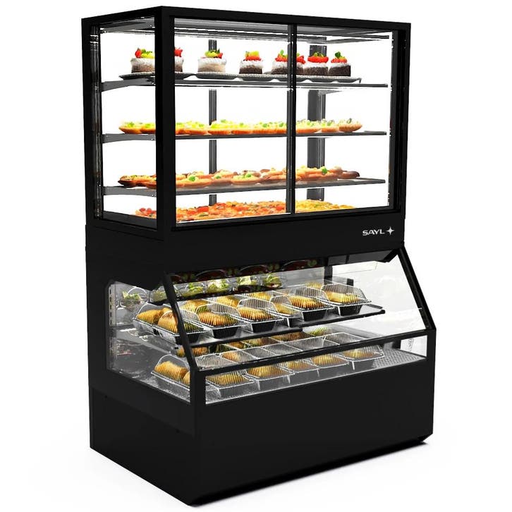 Wandkoeling | INTEGRA COMBI | Zwart | +4°C/+8°C |, Zakelijke goederen, Horeca | Keukenapparatuur, Nieuw in verpakking, Verzenden