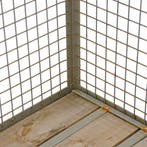 Gitterbox gaascontainer gebruikt met klep 80x120x97cm, Ophalen of Verzenden