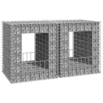 vidaXL Schanskorf palen 2 st 50x50x60 cm ijzer, Jardin & Terrasse, Verzenden