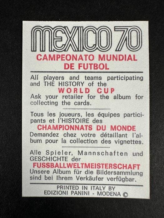 1970 Panini World Cup Mexico 70 - Brasil: Rivelino - 1 Card, Verzamelen, Stickers
