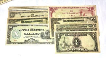 Japan. 150 used Japanes bank note / Military bank note, War, Antiek en Kunst